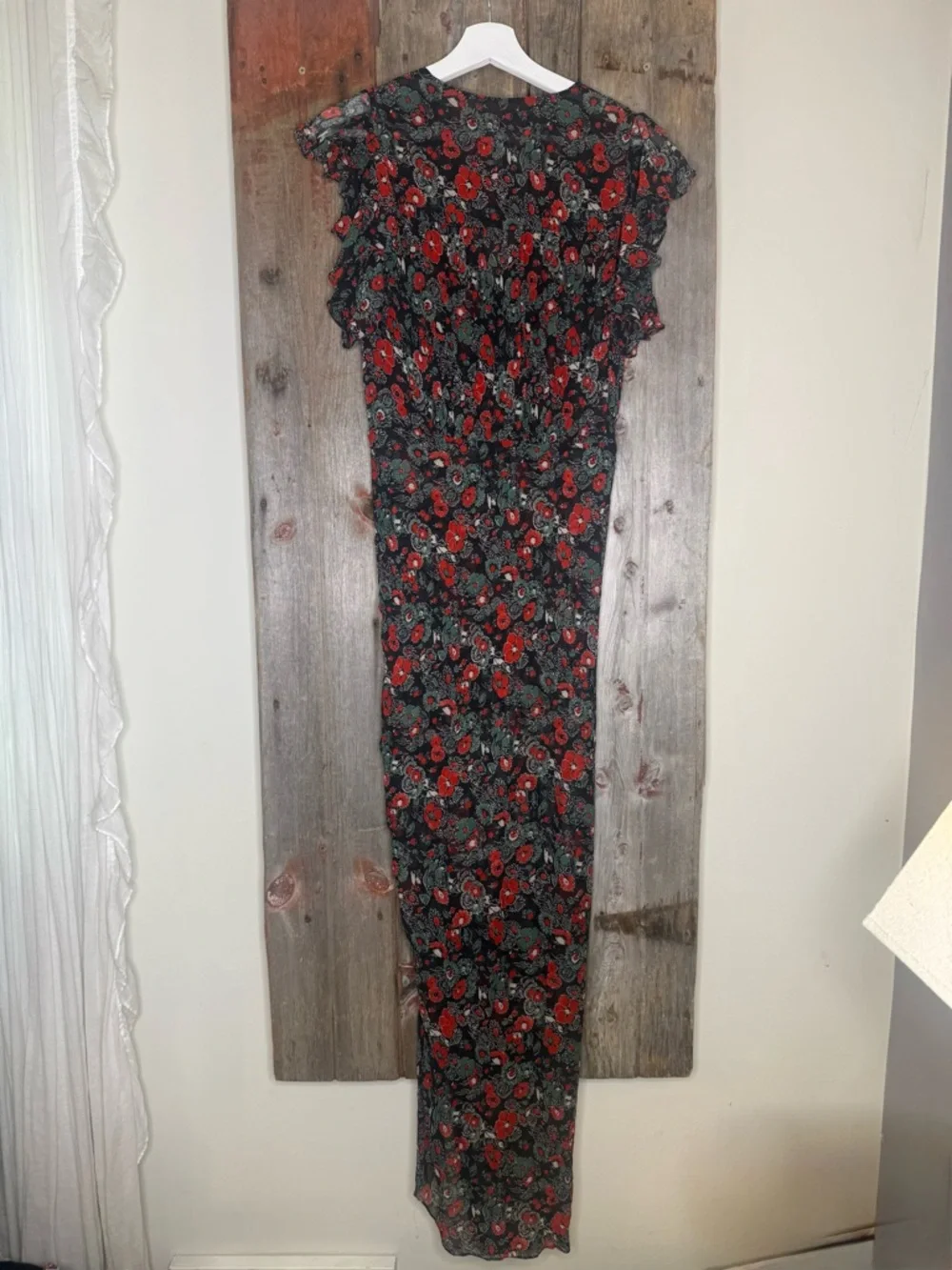 Veronica Beard Cecile Ruched Floral Silk Dress size 4